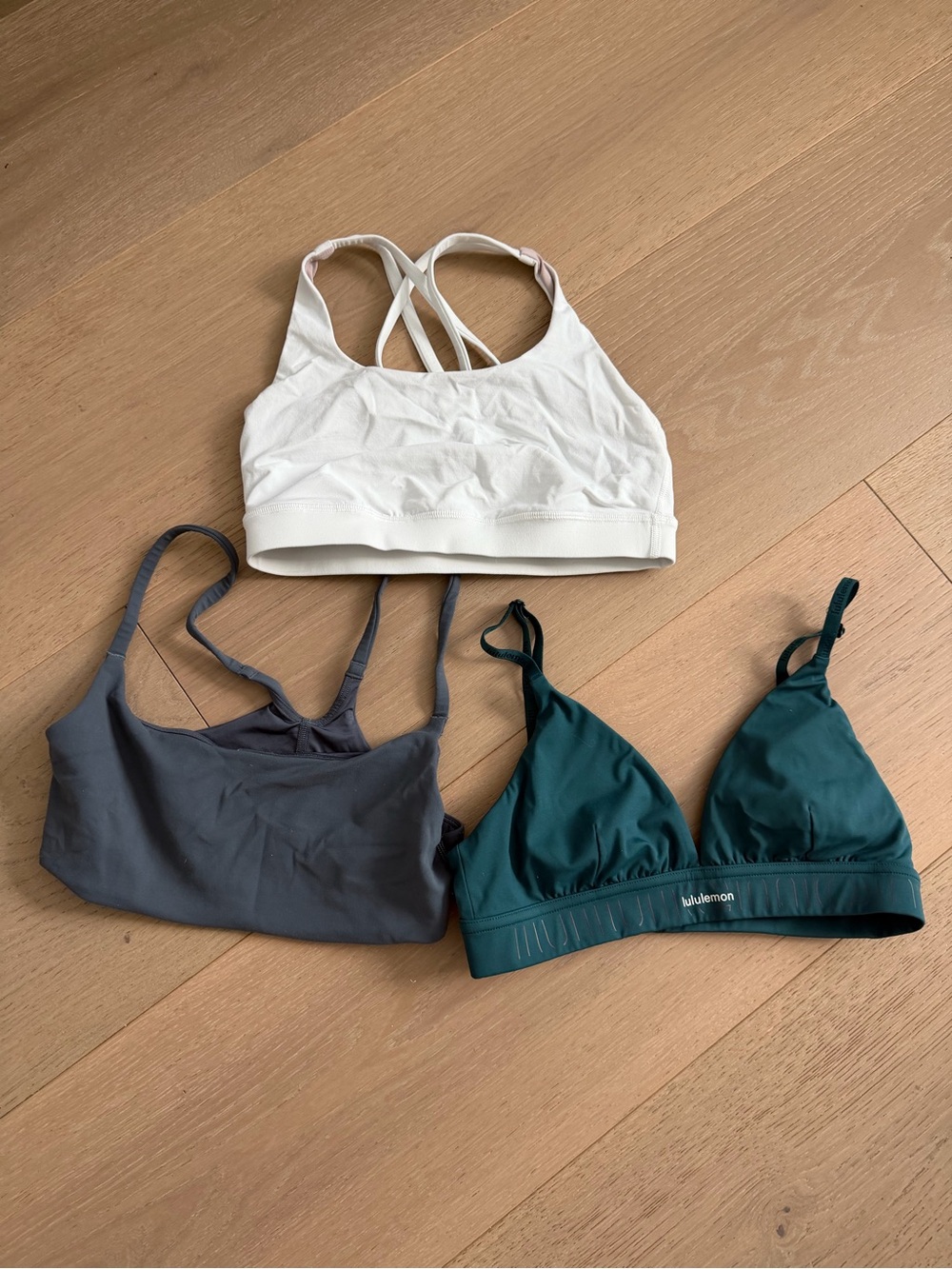 Size 6 lululemon bra bundle.